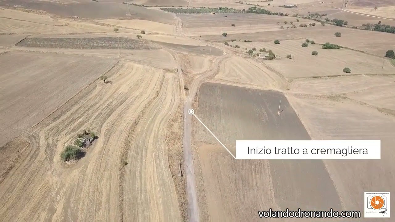 Antica ferrovia Dittaino - Grottacalda tutti i 21 km.