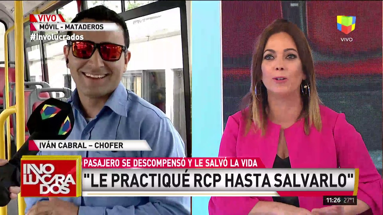 Hablamos con el chofer de colectivo que le salvó la vida a un pasajero con RCP