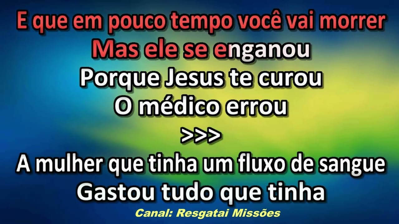 Eliane Silva - O Médico Errou - Playback - Karaokê