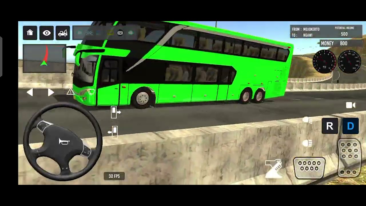 BUS SIMULATOR 🔥 HIGH GRAPHICS OPEN WORLD GAME PLAY VIDEO 🧐❤️