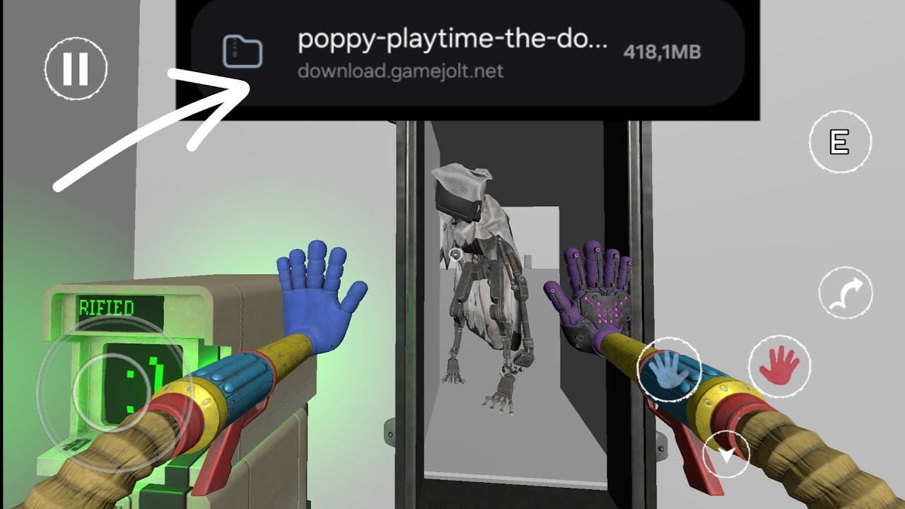 Poppy Playtime chapter 4 The Doctor's Place [Fanmade] Full GamePlay in Mobile.