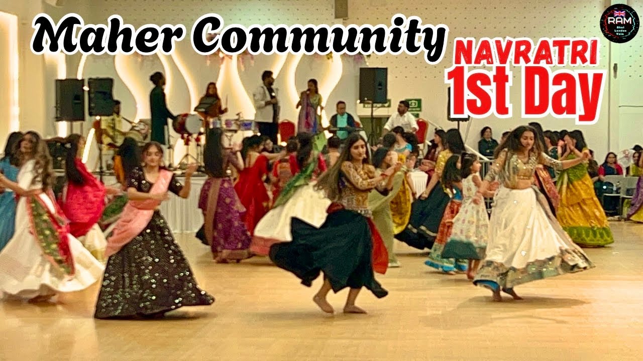 Navratri Celebration || 1st Day Maher Community Centre Uk || Ram Bhai London Vala