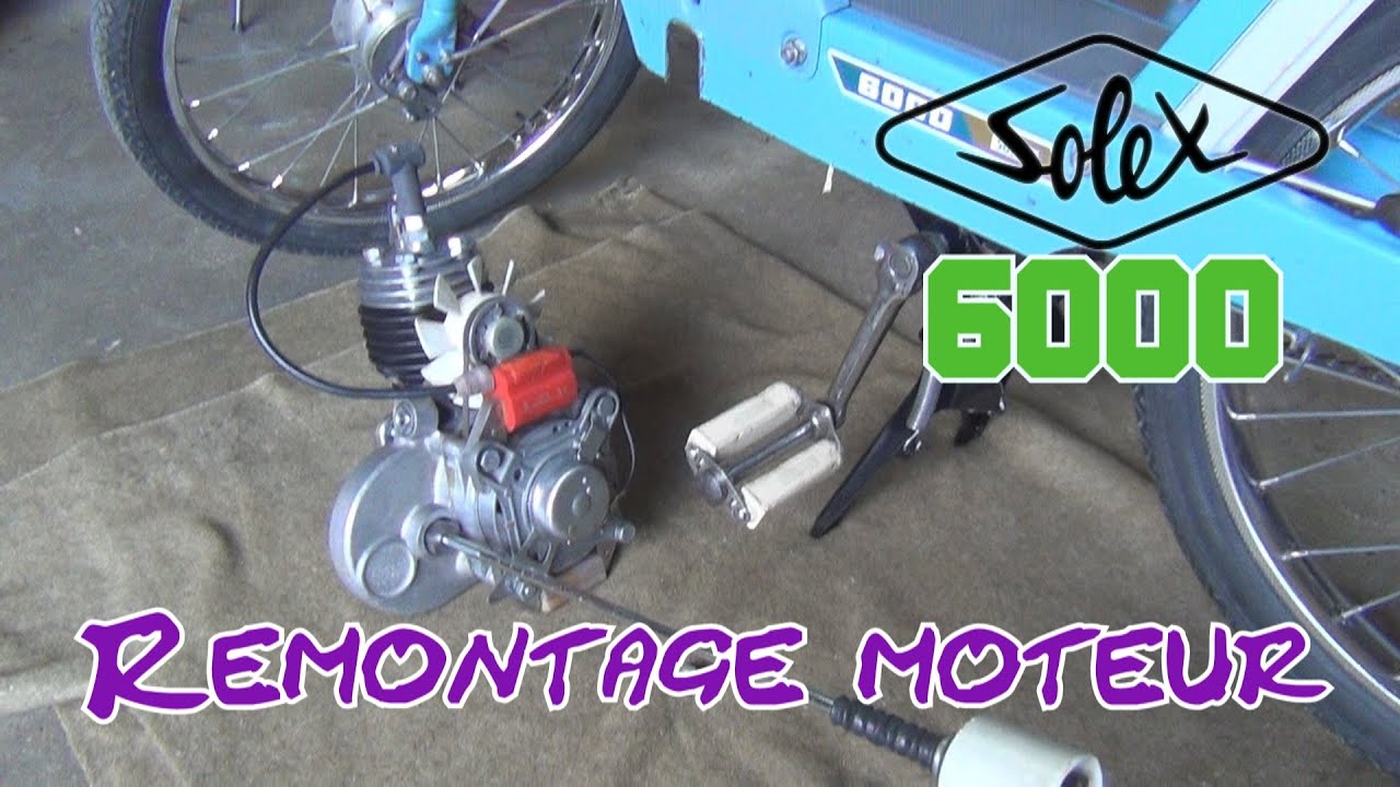 Restauration Solex 6000: 3eme partie, remontage moteur