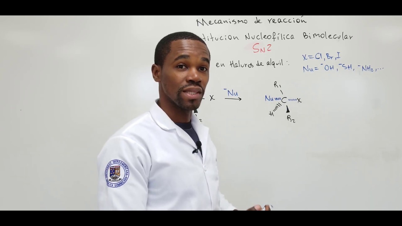 Reacción de Sustitución Nucleofílica Sn₂ | Mecanismo de Reacción | Sustitución Bimolecular