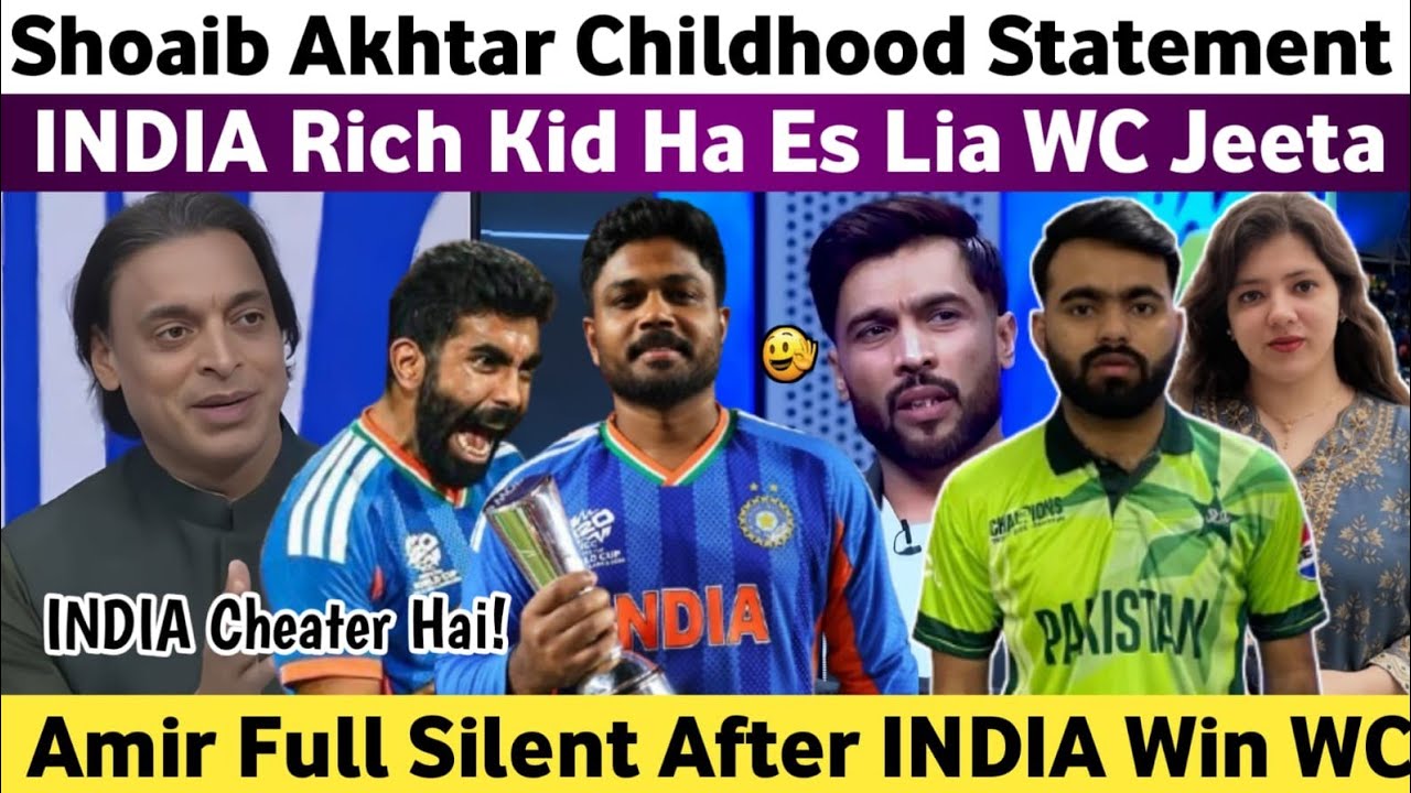 @CricketWithUmerAfzaal2.0 Shoaib Akhtar Childhood Statement on India After Win T20 WC | Ind Vs Pak 
