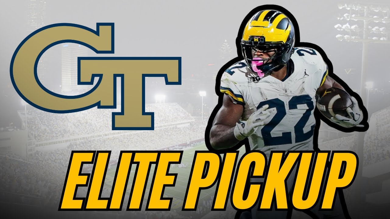 Georgia Tech Lands HUGE RB 