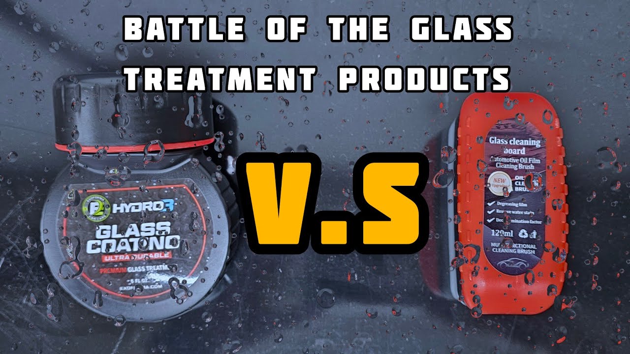 Exoforma's Hydro 3 Glass Coating VS Glass Cleaning Board