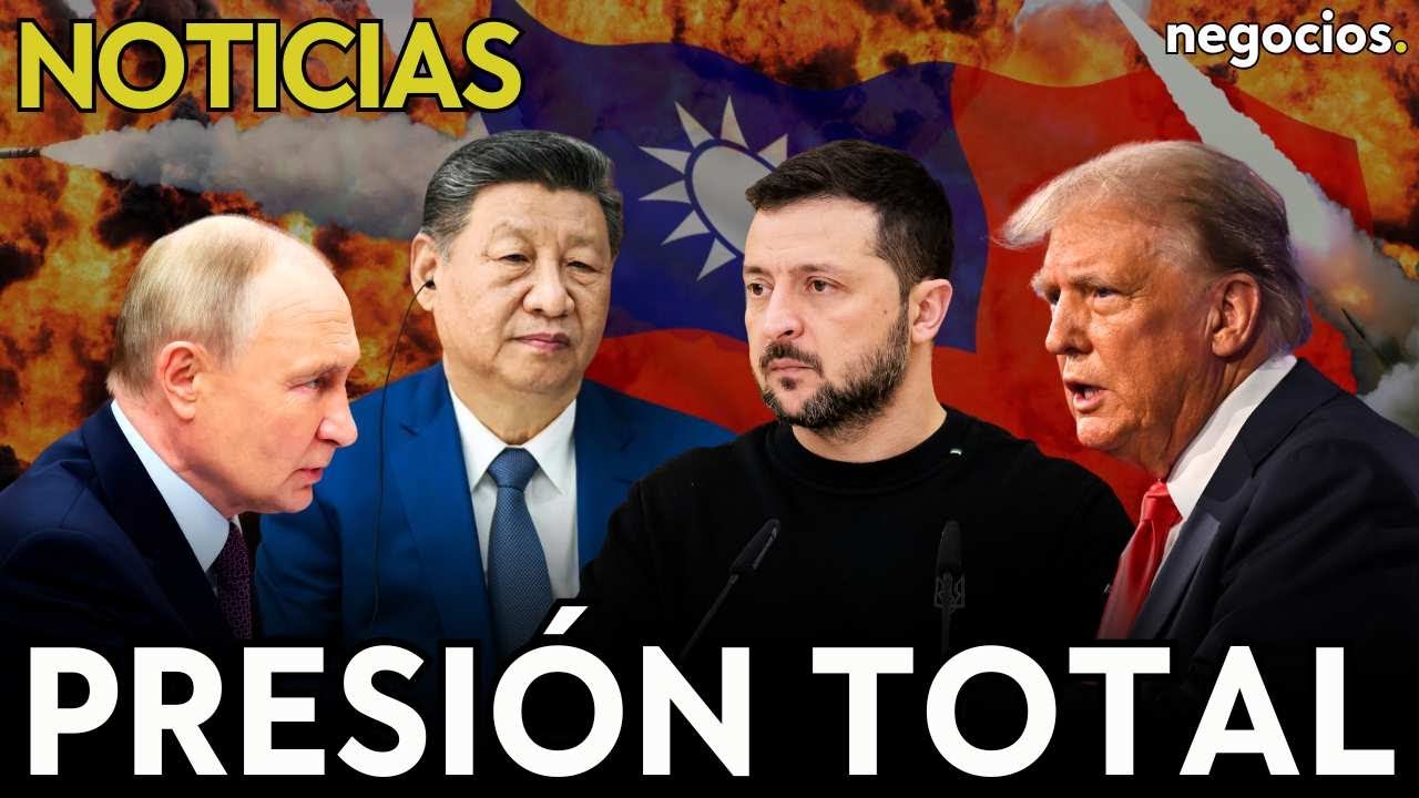 NOTICIAS: China desaf&iacute;a a Taiw&aacute;n, Trump mete presi&oacute;n a Ucrania, Argentina pierde apoyo e Ir&aacute;n alerta