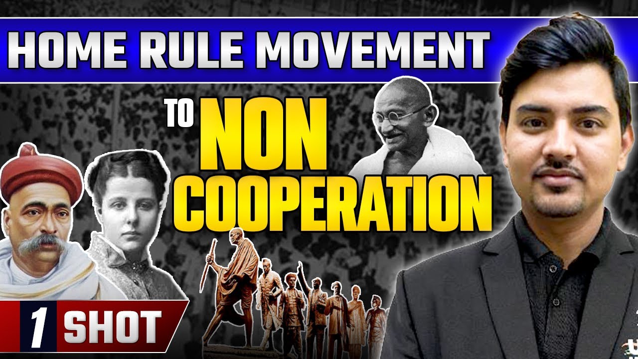 Home Rule to Non-Cooperation Movement | Modern Indian History for UPSC CSE