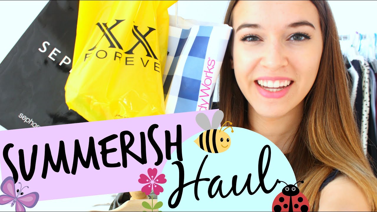 SPRING BREAK/SUMMER HAUL 2015♡: Forever21, Target, and more!