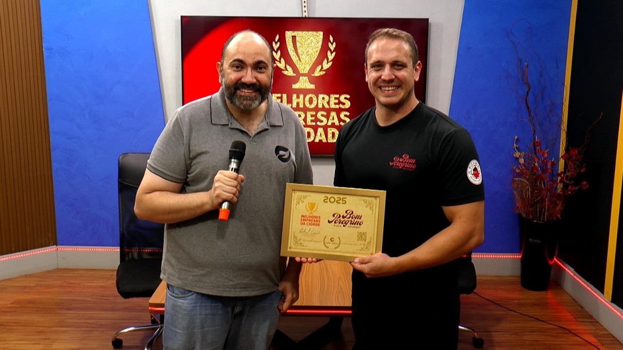 Bom Peregrino é Tricampeã no Prêmio Melhores Empresas da Cidade como Melhor Pizzaria Rodízio 2025!