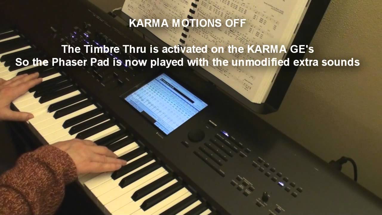 Korg Kronos Evolving Motion Pad Tutorial