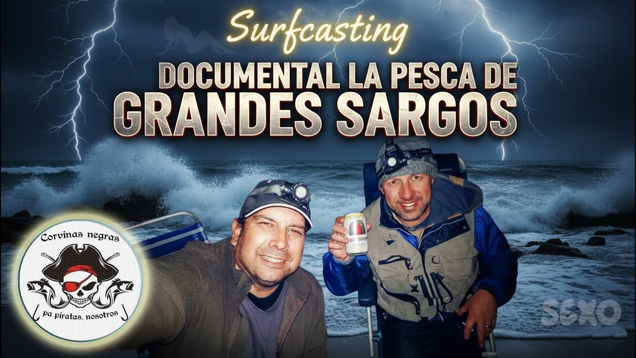 🎥🎣🐟 Documental: La Pesca de Grandes Sargos, en provincia de Huelva. Primer video de Corvinas Negras