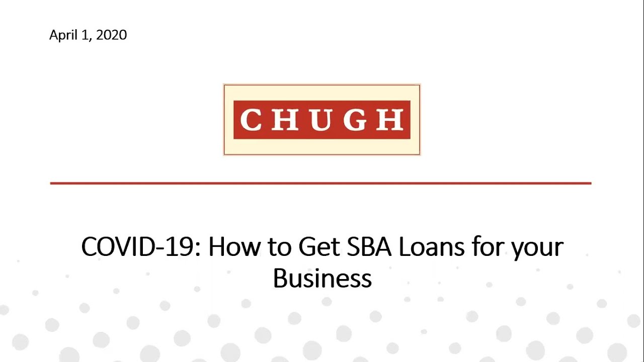 COVID-19: How to Get SBA Loans for your Business