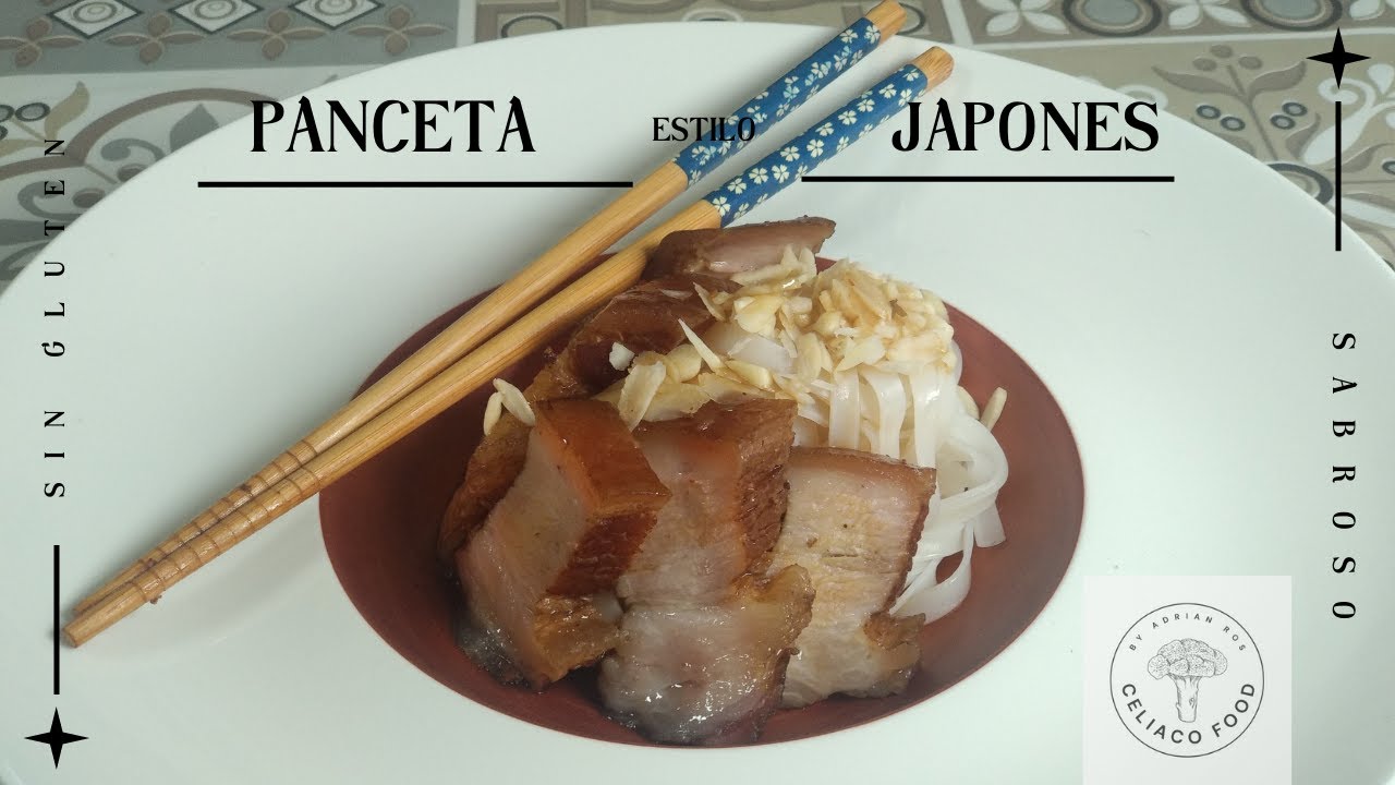 Panceta estilo japones , sin gluten y con el mejor sabor. Recetas asiáticas para celiacos.
