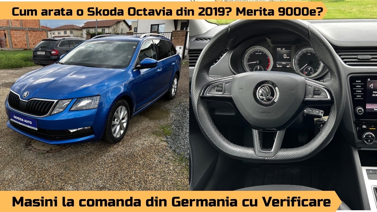 Cum arata o Skoda Octavia 1.0TSI Din 2019? Merita 9000e? Auto disponibil in stoc