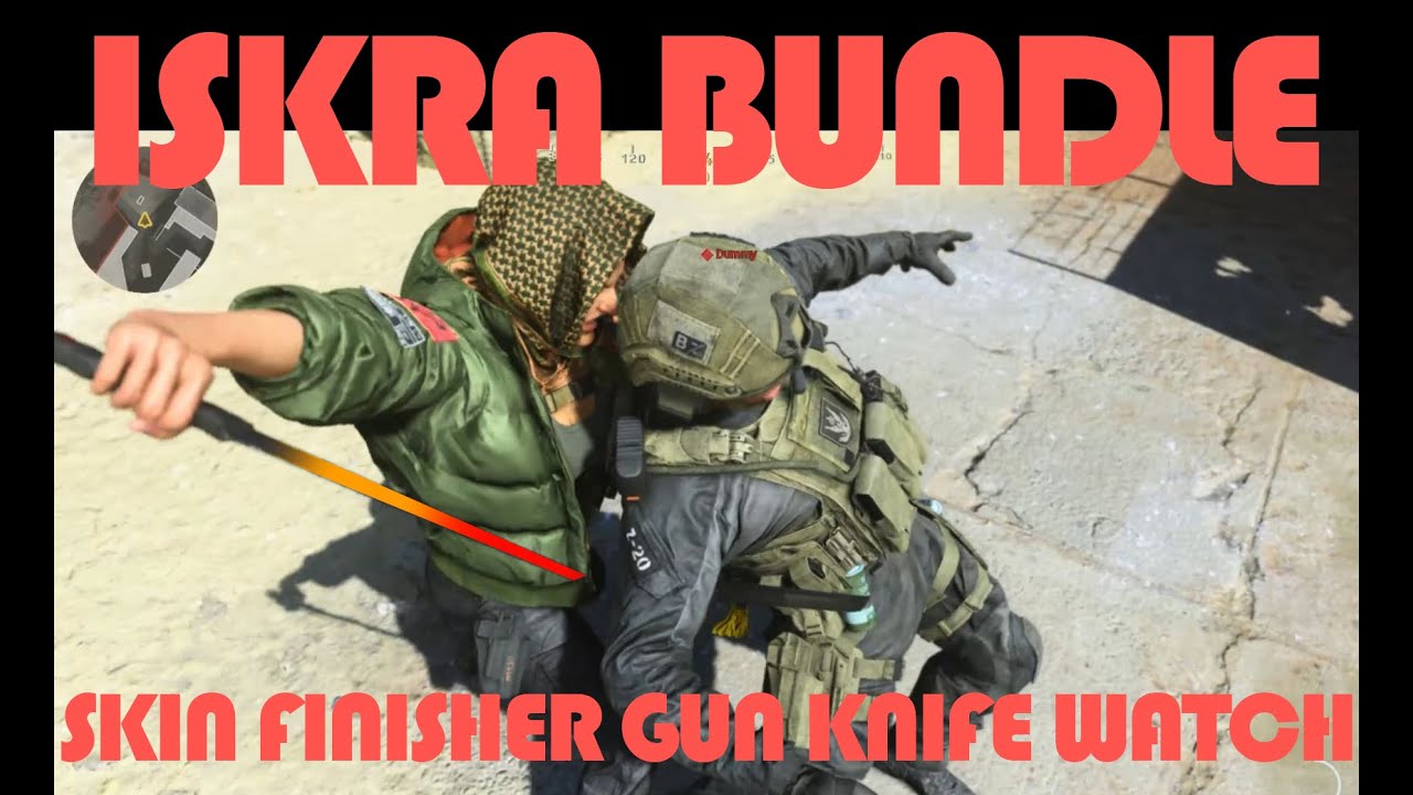 BRAND NEW ISKRA Bundle All Finishers Guns Knife Watch - Call of Duty Modern Warfare