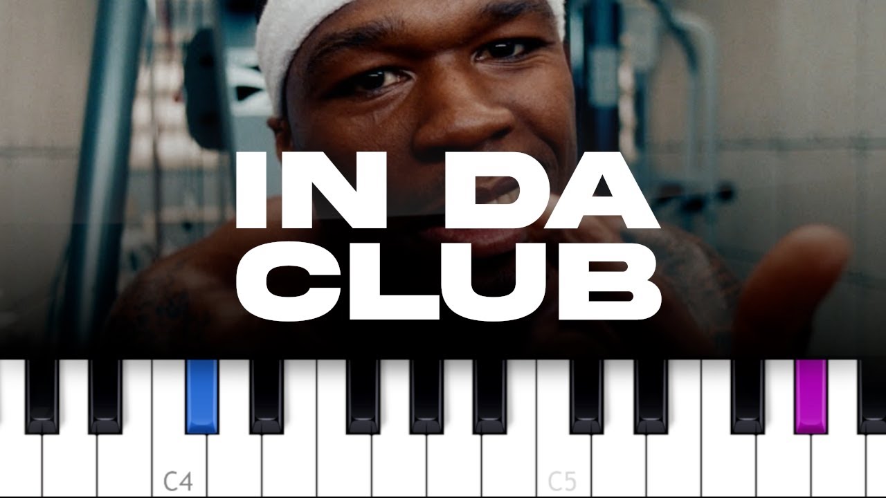 50 Cent - In Da Club (piano tutorial)
