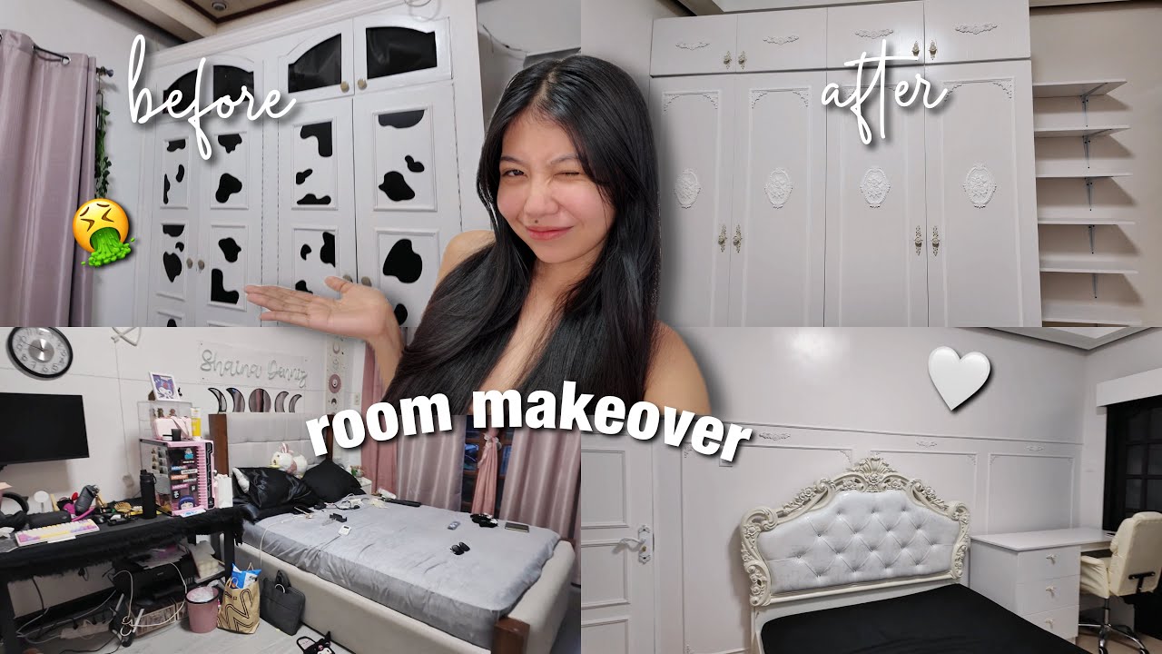 ROOM MAKEOVER!!✨🤍 (princess yarn?) | Shaina Denniz