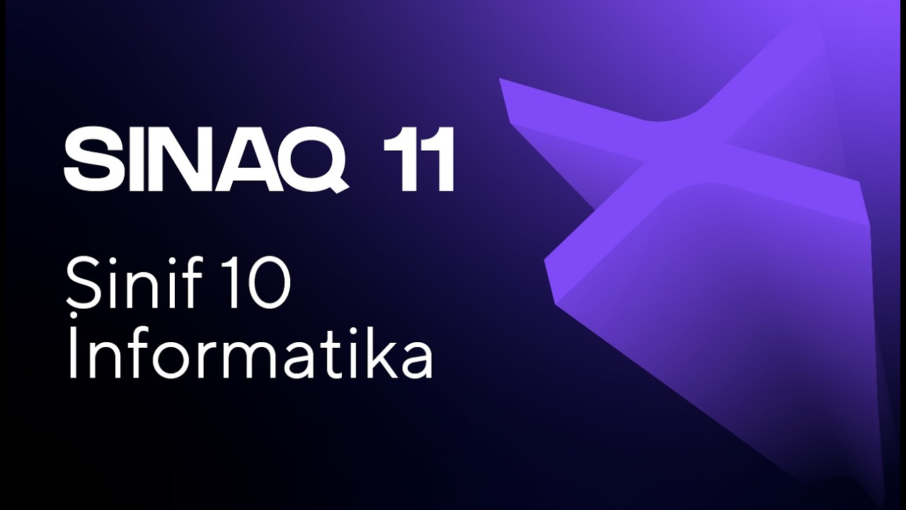 İnformatika 10-cu sinif   Güvən Sınaq 11 Qrup fənləri üzrə