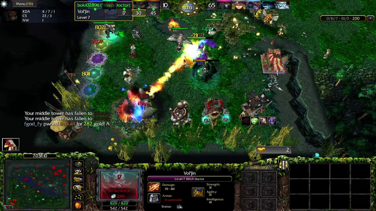 Dota 1 Axe Game Play