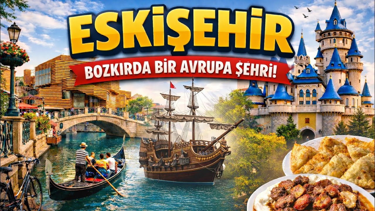Bozkırın Ortasında Avrupa Şehri! 🇹🇷 Eskişehir’i Hiç Böyle Görmediniz !