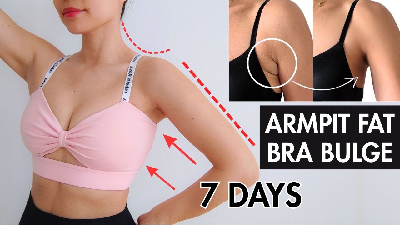 Lose bra bulge, armpit fat, shoulder fat in 7 days, get BEAUTIFUL upper body, neck & collarbone area