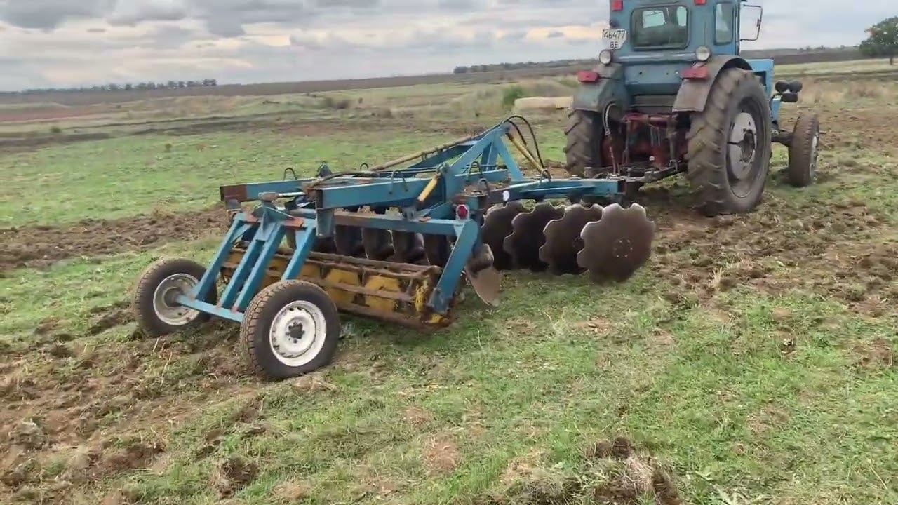 Приводжу до ладу новоприбулу ділянку цілену! Т-40АМТ із АГД-2.5 #agro #farmer #т40ам #т40амт