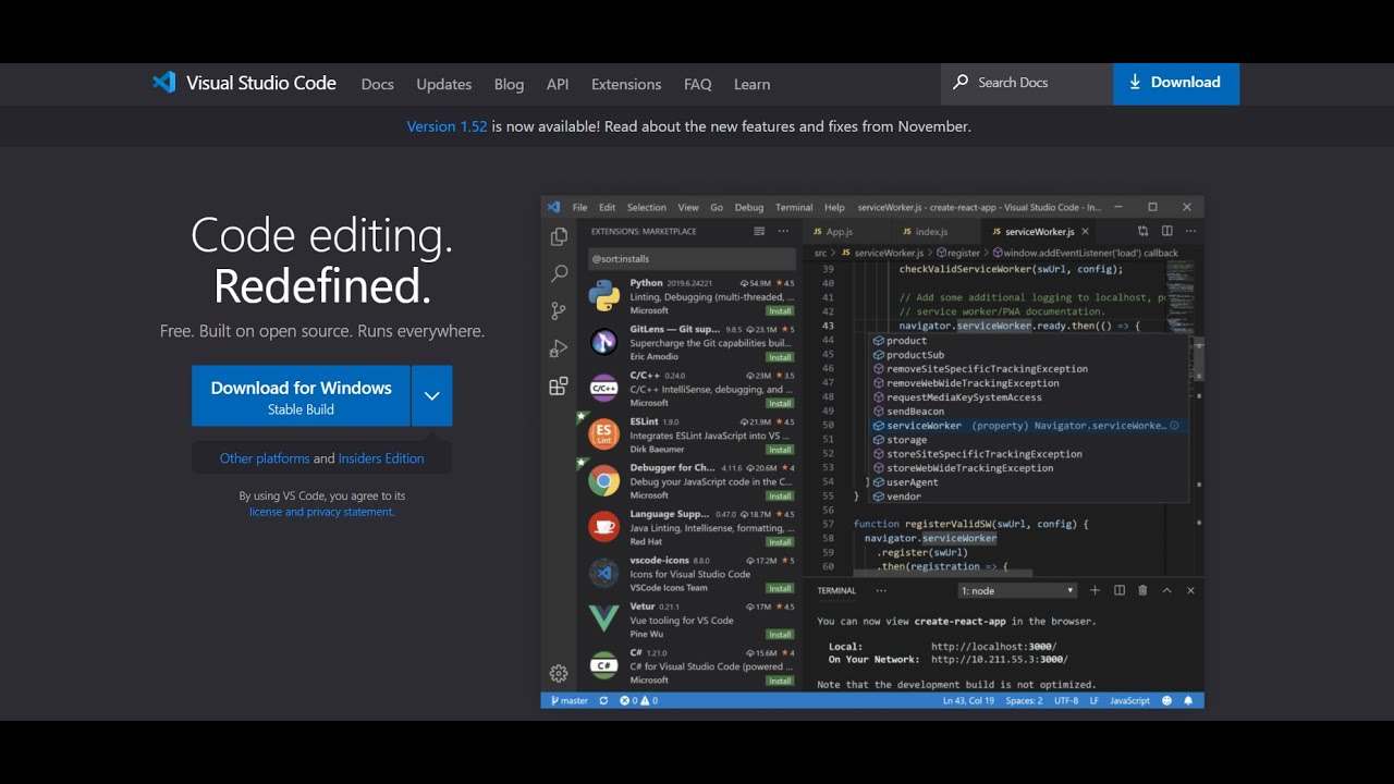 Visual Studio Code (VS Code Windows) parte 1 ITA 2021