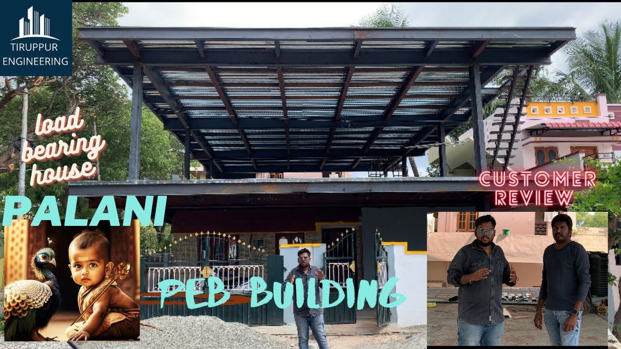 Load bearing house 🏠converted into structure building using Peb technology must watch video #peb
