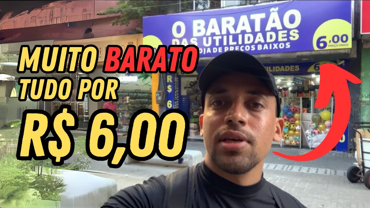 LOJA DE PREÇO ÚNICO EM FORTALEZA ONDE TUDO CUSTA 6 REAIS