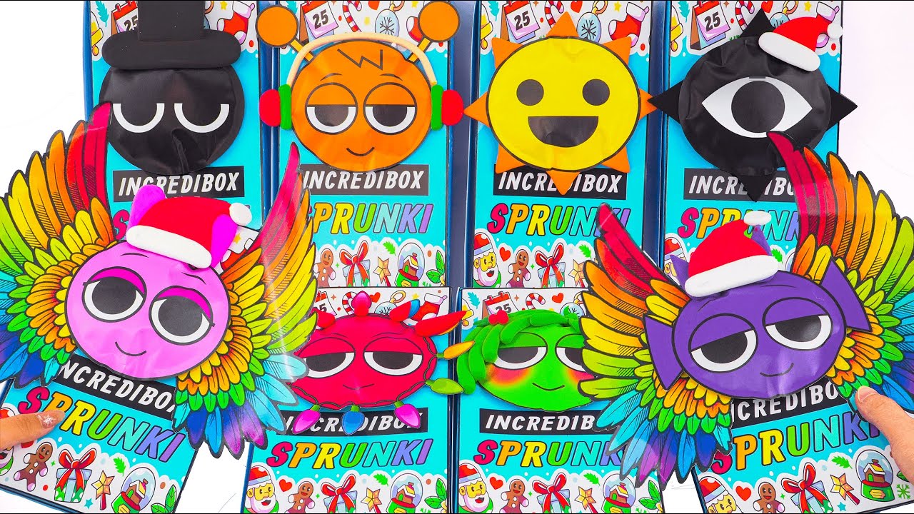 Paper DIY💖 Unboxing INCREDIBOX Blind Box, How to make Mr.Blind Bag ASMR