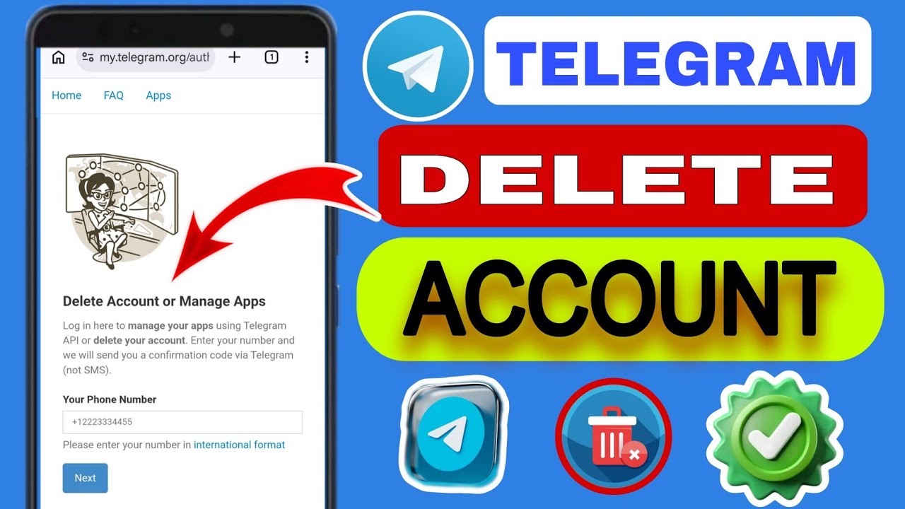 How to delete telegram account permanently !! New update 2026