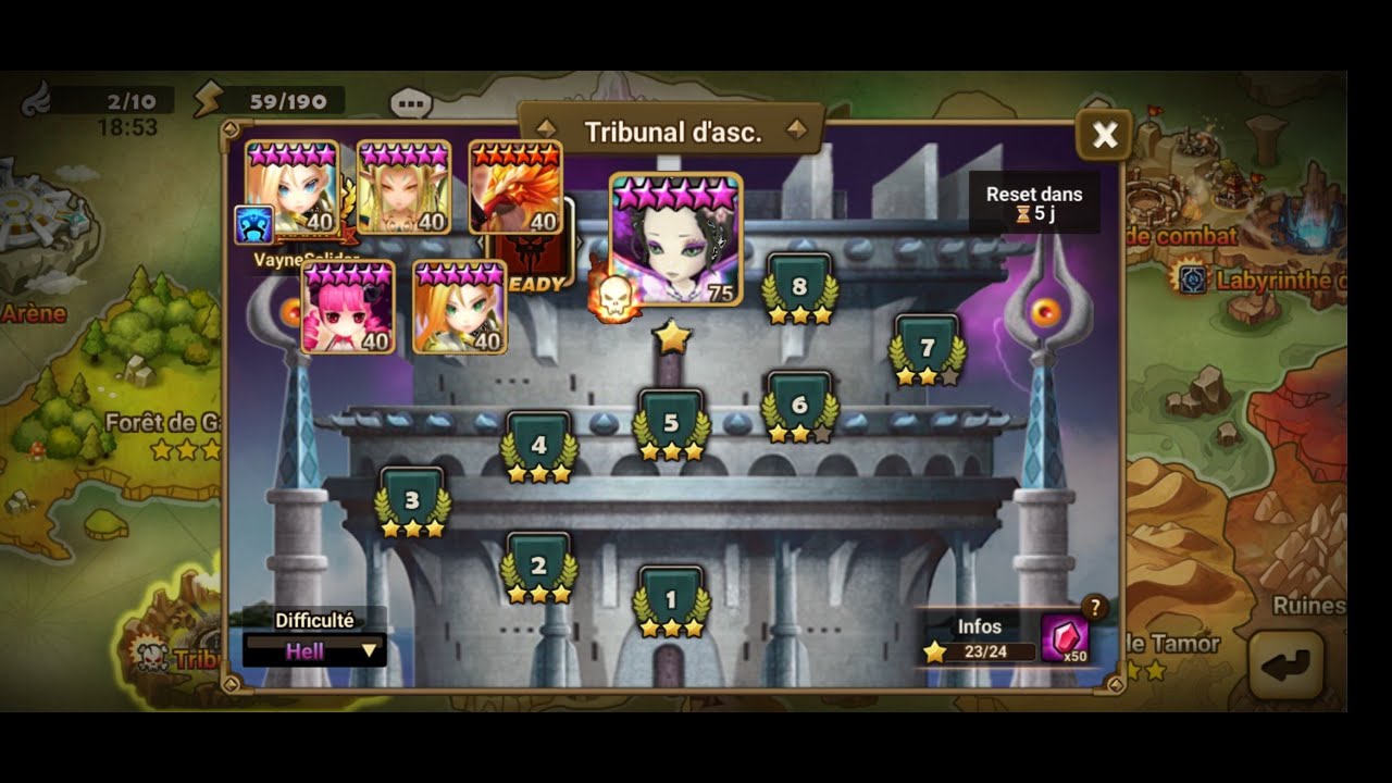 Toa hell Stage 9 (Summoners war 2021)