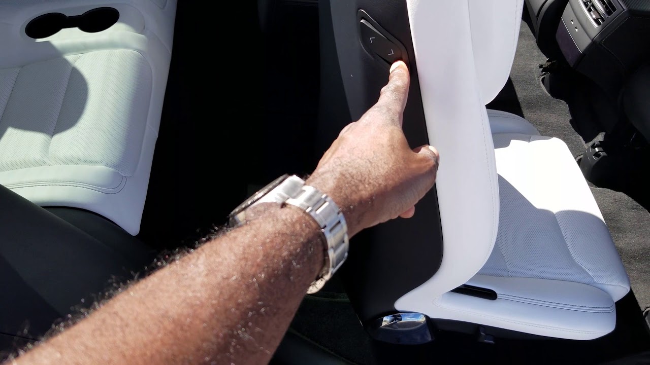 Tesla Model X with 6 Seat Center Console