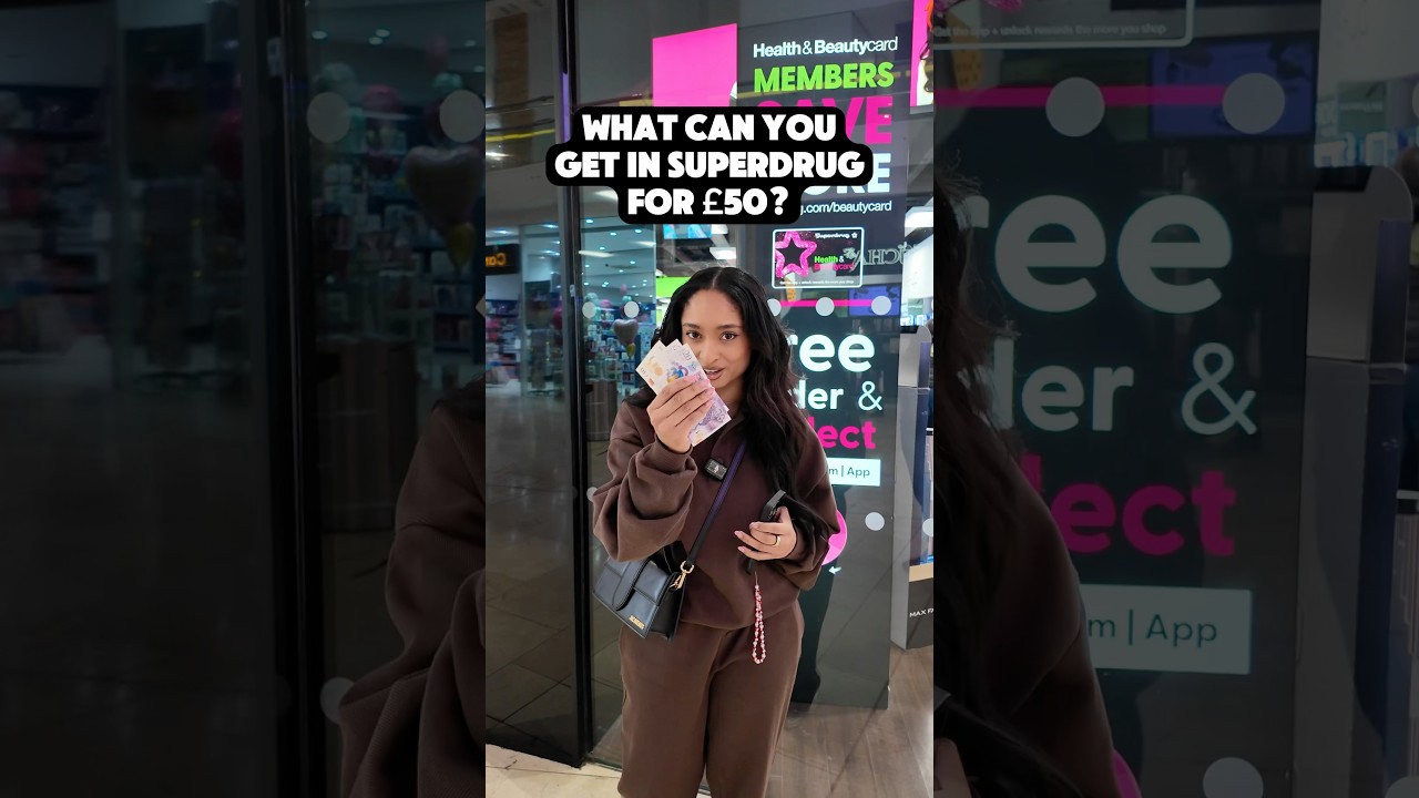 WHAT CAN YOU GET IN SUPERDRUG FOR &pound;50 #superdrug #derby #derbion