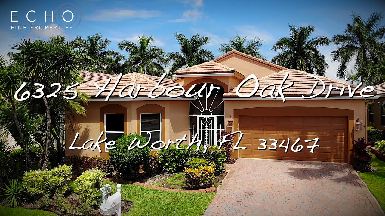 Balmoral Country Club Offers 3 bedroom Home for Sale: 6325 Harbour Oak Drive, Lake Worth, FL 33467