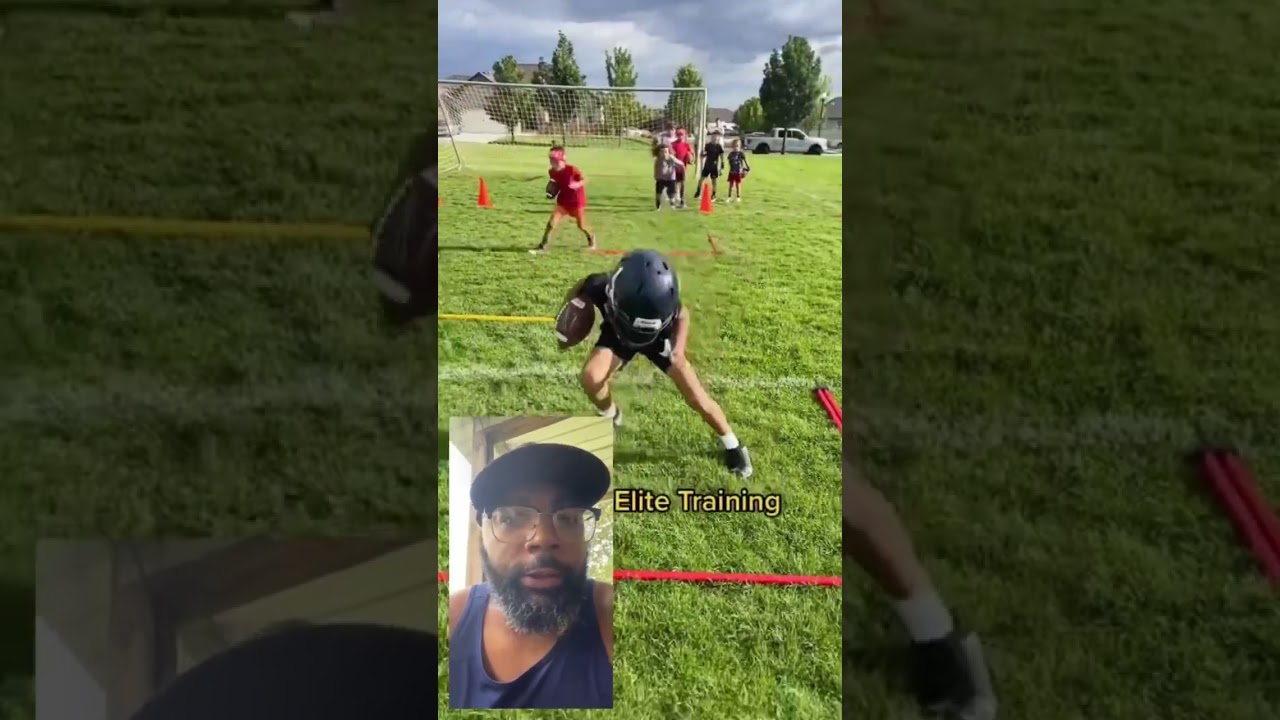 Youth Football: Such A Great Running Back DRILL For Youth Football Players