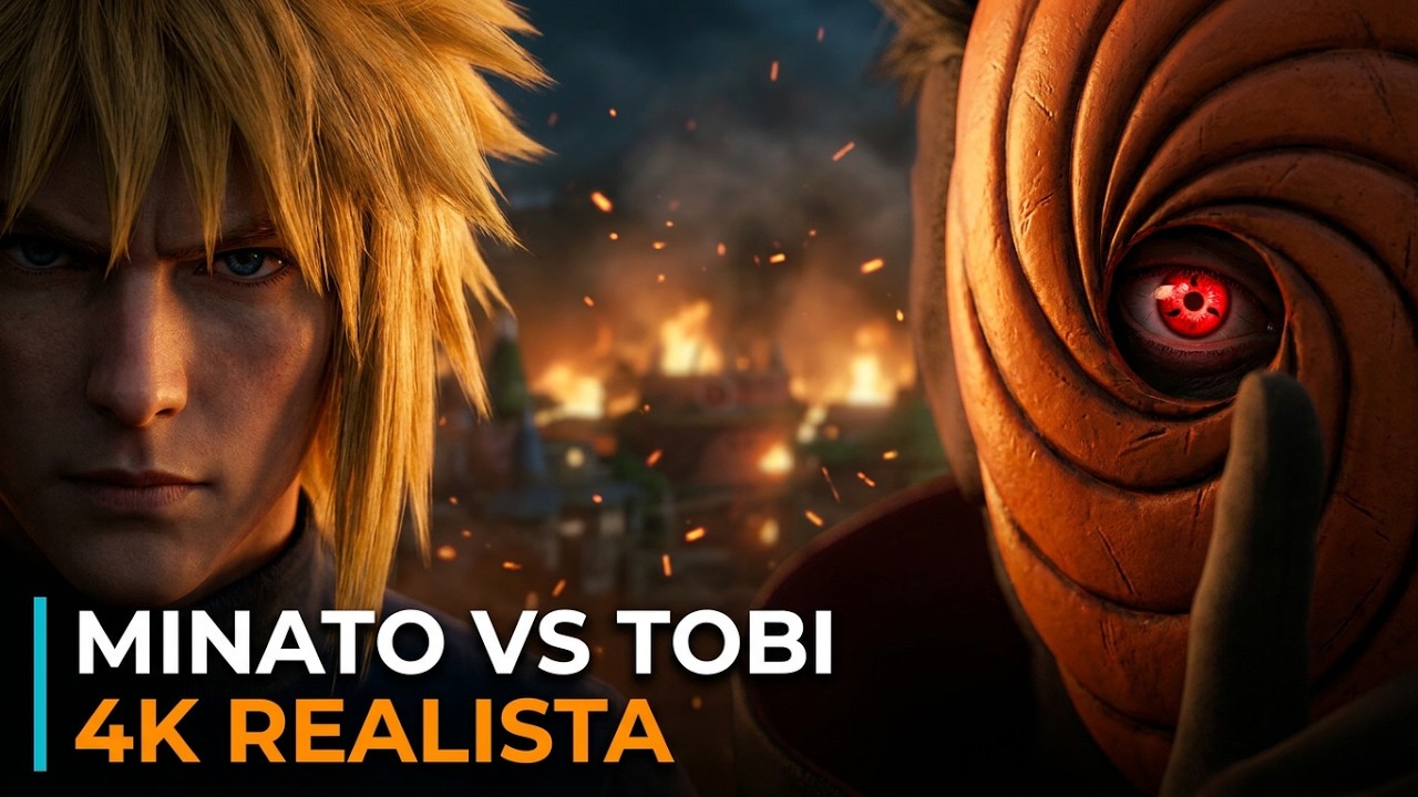 MINATO VS TOBI: O Live Action MAIS REALISTA que você vai ver (4K)