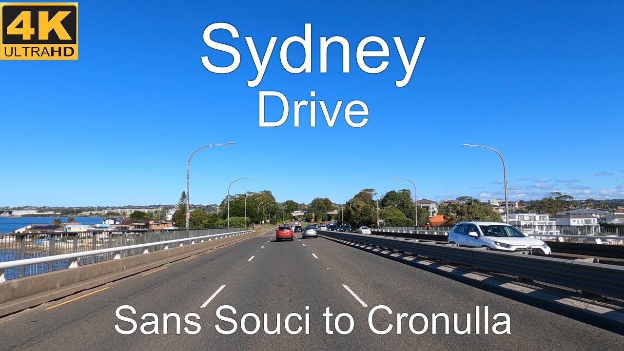 Driving Sans Souci to Cronulla | Sydney Australia | 4K UHD