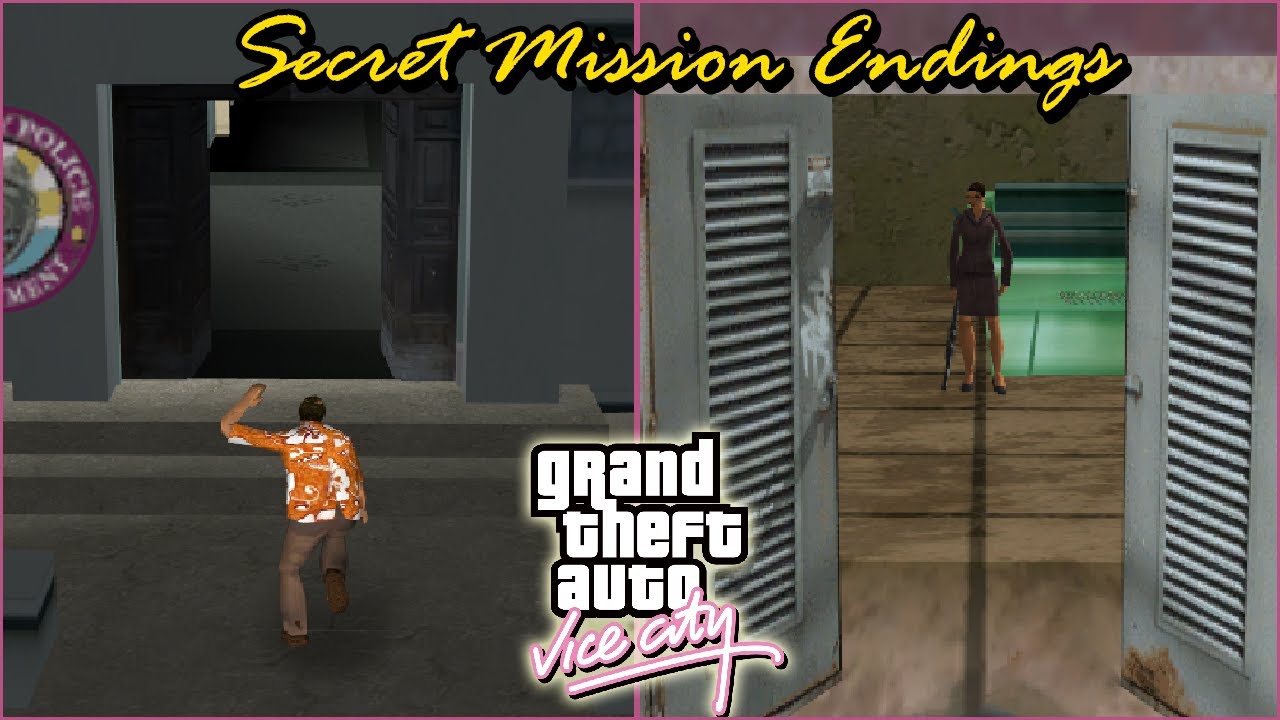 SECRET Mission Endings in GTA Vice City!