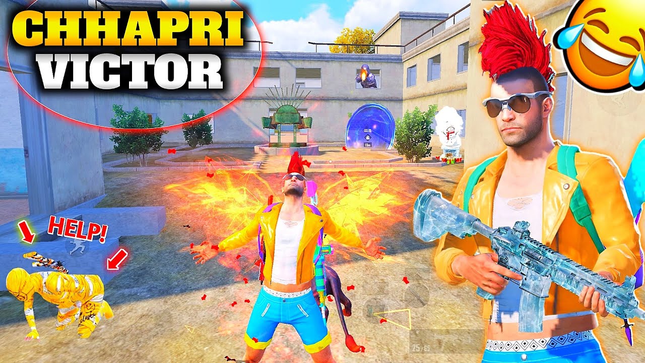 😂 CHHAPRI VICTOR PLAYING WITH 3 CUTE GIRLS AND GIRLS IMPRESSED BY VICTOR SKILLS 🥵BGMI FUNNY GAMEPLAY