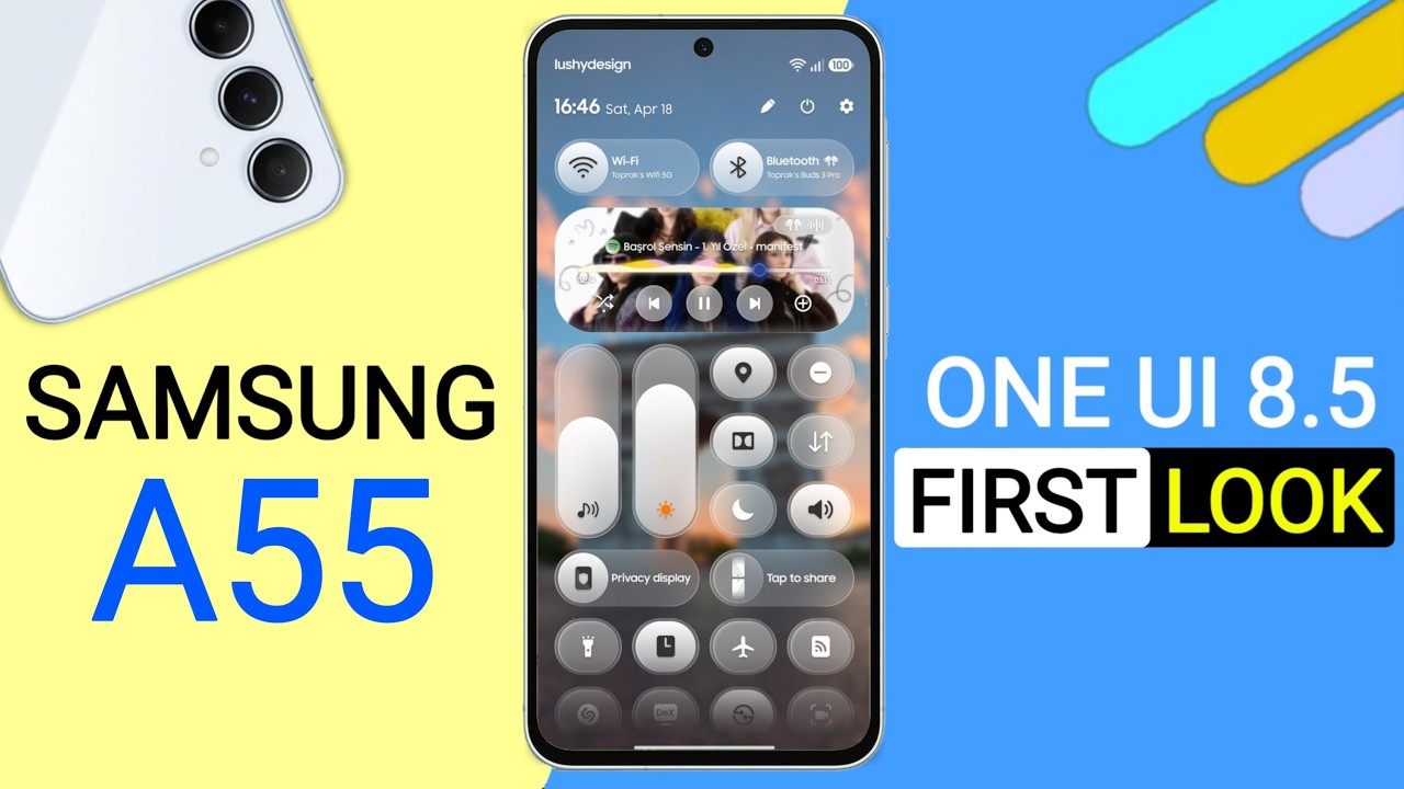 Samsung A55 One Ui 8.5 Official Update | 25+ Hidden Features #samsunga55