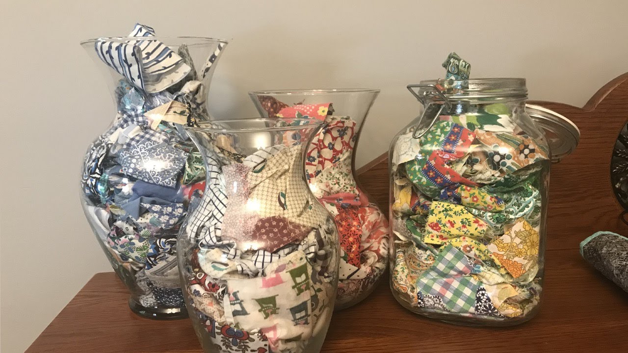 SCRAP FABRIC ORGANIZATION || Vintage Fabric Scraps || Part 2