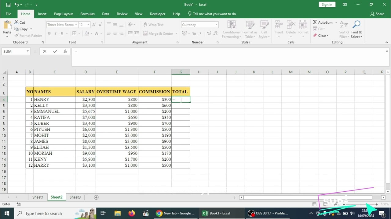 Make Excel Add Numbers INSTANTLY with this ONE TRICK! [2024]