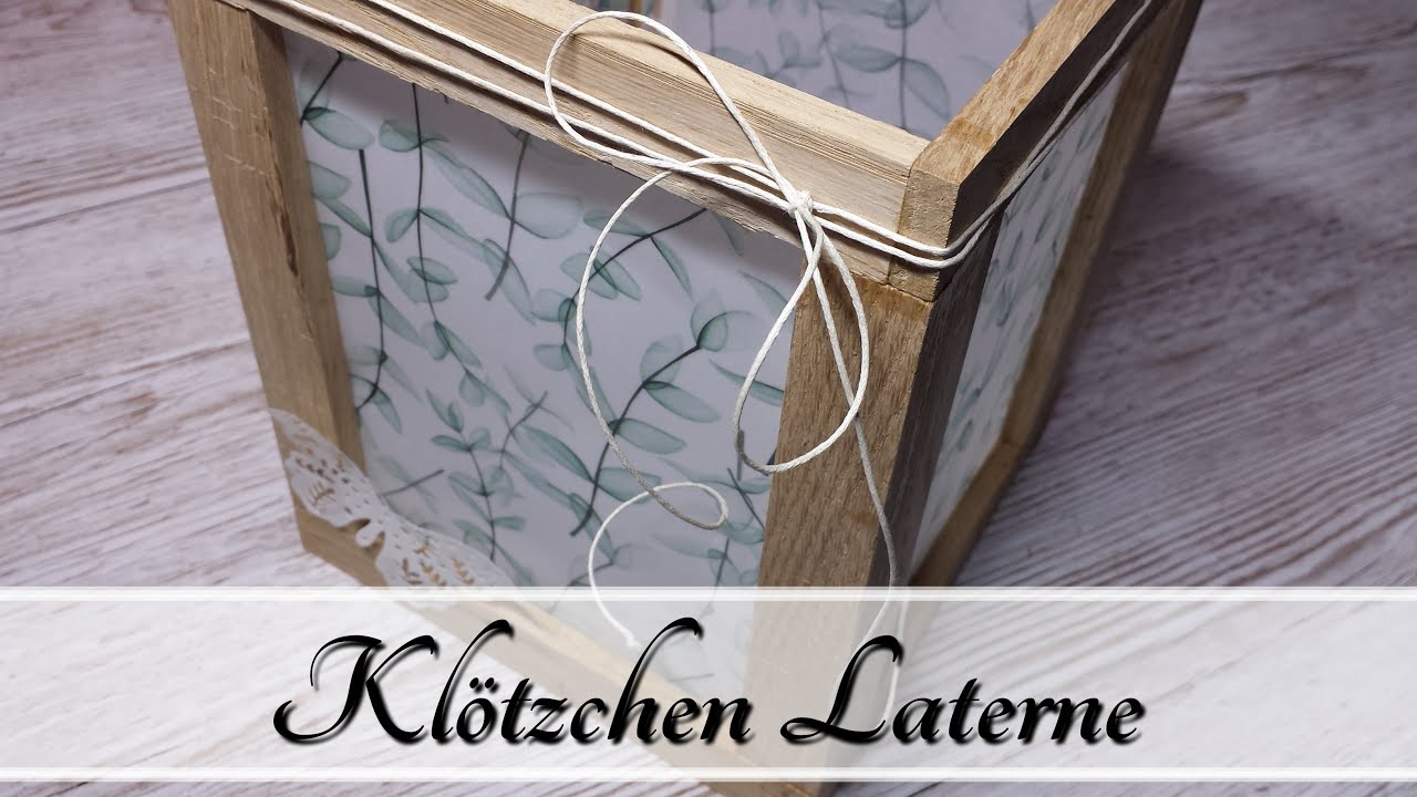 Laterne aus Klötzchen | Creative-Depot | Ohrenpost