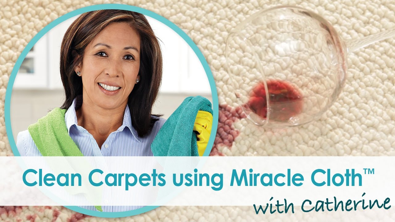 Clean red wine on carpet fast with microfiber cloth | Solutions