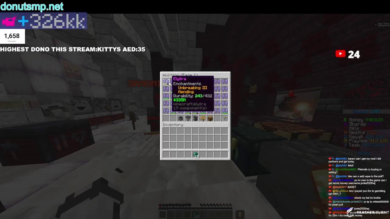 🔴Donut Smp Live🔴 | RATING BASES 25m PER | Buying/Selling Skellys | Gambling!