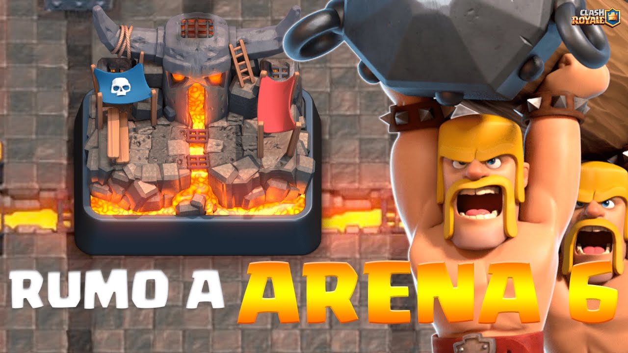 DECK INSANO PARA PEGAR ARENA 6 | F2P #6 | CLASH ROYALE