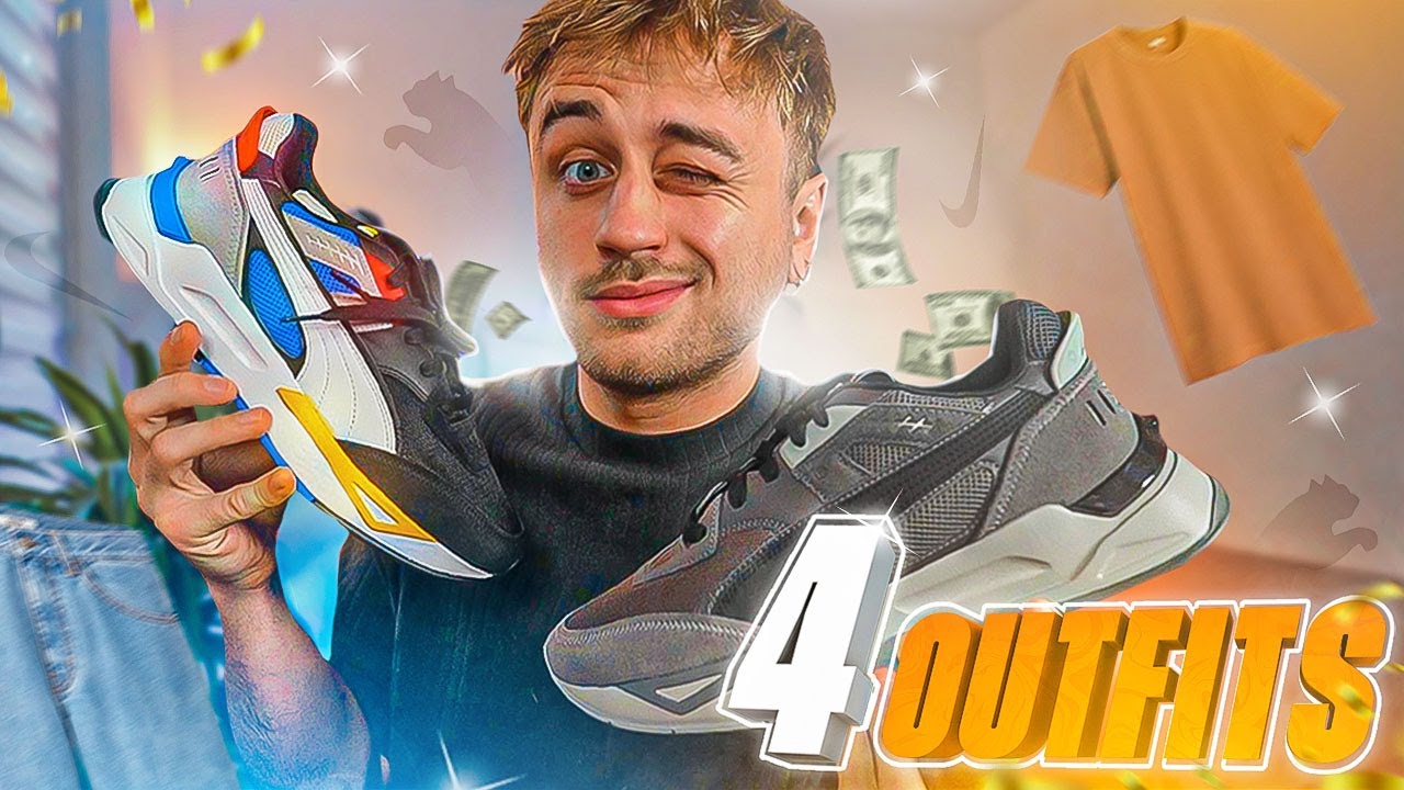Faire 4 TENUES avec 1 PAIRE de SNEAKERS (Puma Mirage Sport)